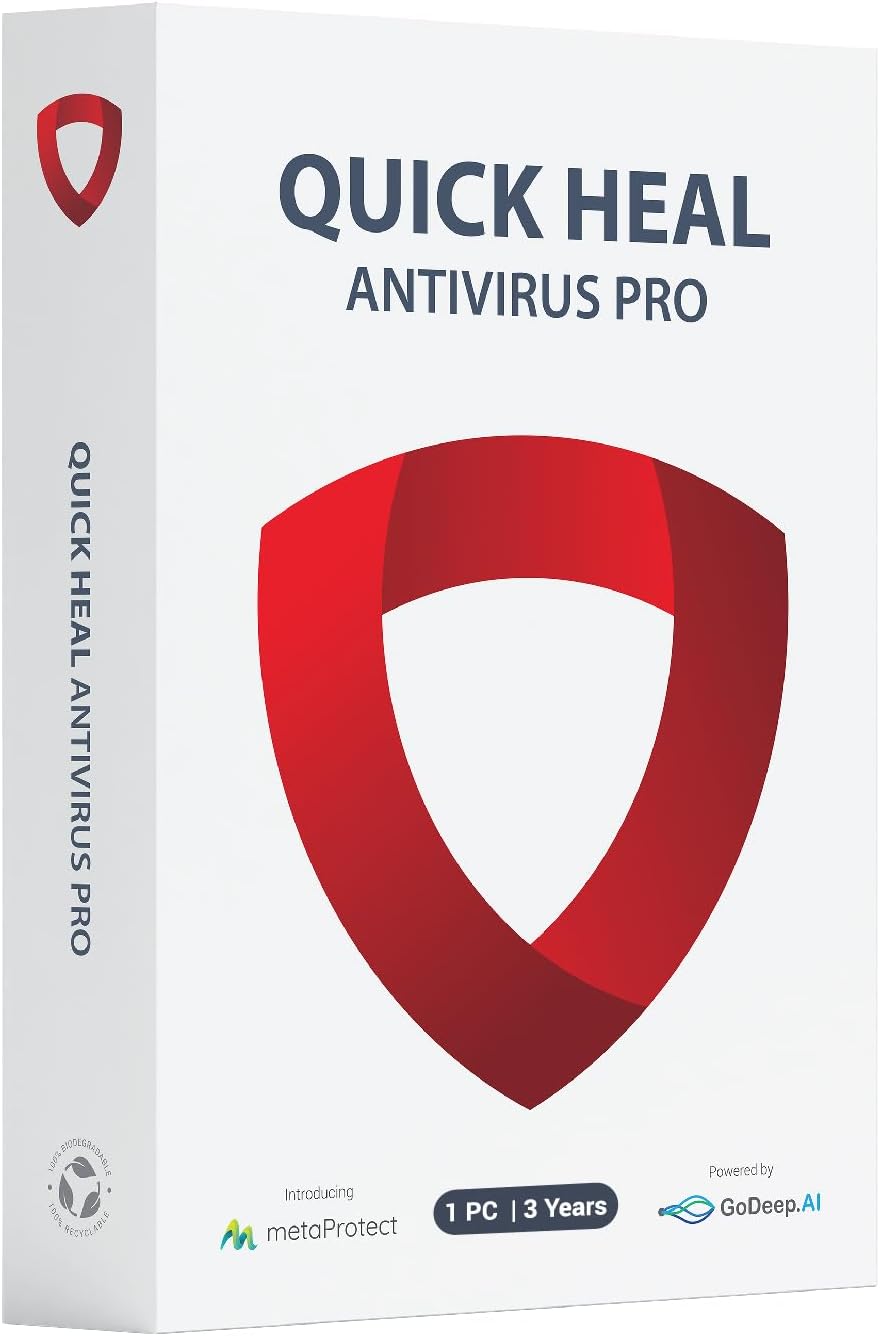 Quick Heal | Antivirus Pro | 1 User | 3 Year's (Physical Box)