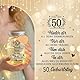 Shining She 50 Geburtstag Frau, LED Flaschenlicht Geldgeschenke Geburtstag 50 frau, Geschenke zum 50 Geburtstag Frau Mann, 50. Geburtstagsgeschenk Geldgeschenke Verpackung Leuchtflasche Geschenkideen