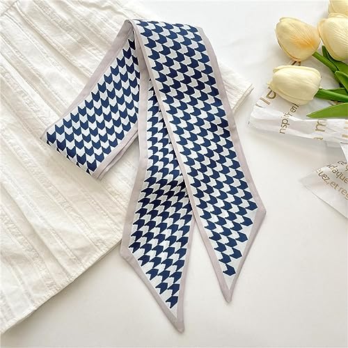 QTMY 4 Pack Purse Scarf for Bags Silk Head Scarf for Hair Handbag Women Scarfs Band Hair Neck Scarves Fashion Gifts,432