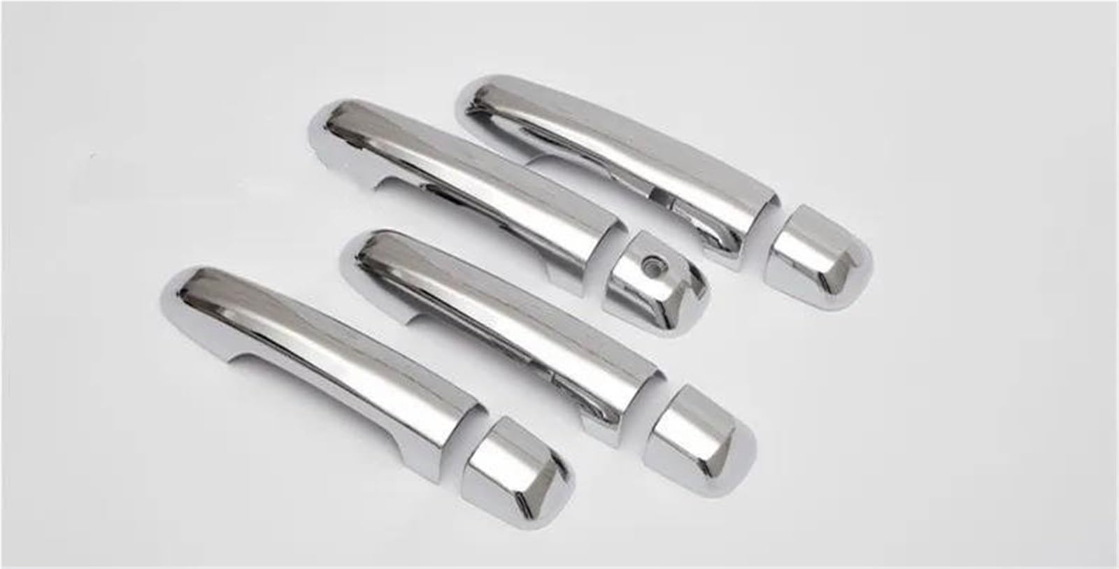 Slimes Silver No Sensor For Prado 150 For Land For Cruiser For Prado J150 2010-2019 For Lc150 Lc200 Car Door Handle Cover Styling Accessories Cover Stickers(Silver No Sensor)