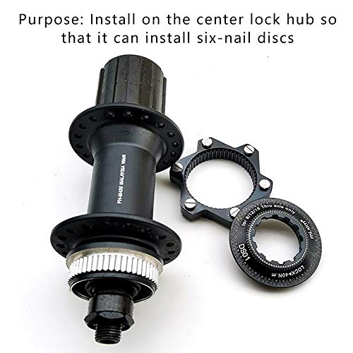 Adaptador Centerlock de 6 orifícios, Romacci Centerlock Adaptador de 6 orifícios Center Lock Convers