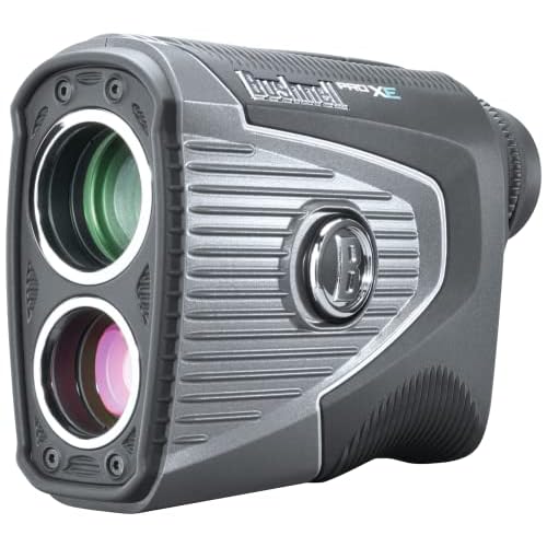Bushnell Pro XE Golf Laser Rangefinder, Black/Silver, Large
