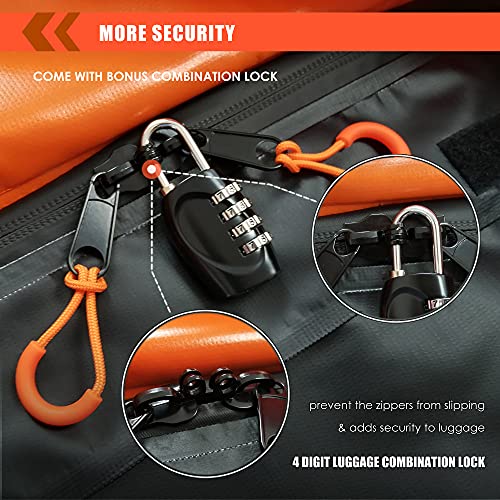 Meefar Hitch Mount Cargo Carrier Bag Soft Shell 100% Waterproof 20 Cubic Feet (59" 24" 24") Include 8 Reinforced Straps For Truck Pickup All Vehicle With Steel Cargo Basket #TOP4