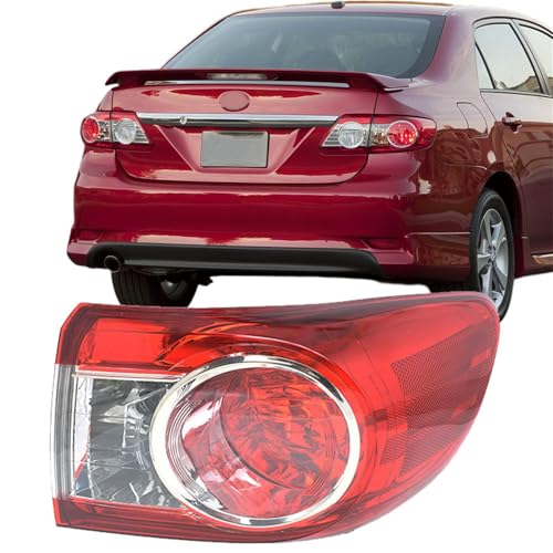 Silscvtt Passenger Side Rear Brake Tail Light Assembly Replacement for Toyota Corolla 2011-2013 Right Tail Lamp 8155002580 TO2805111
