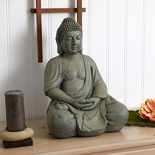 Estatua de Buda Nearly Natural para interior y exterior miniatura 6