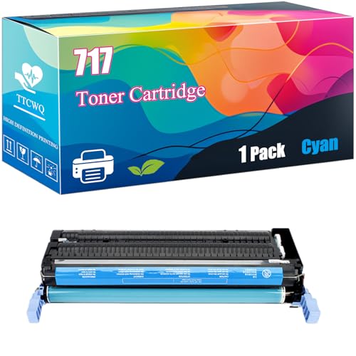 717 Toner Cartridge Compatible with Canon i-SENSYS MF8450 Printers, High-Yield Ideal for High-Volume Printing (1 Pack Cyan)
