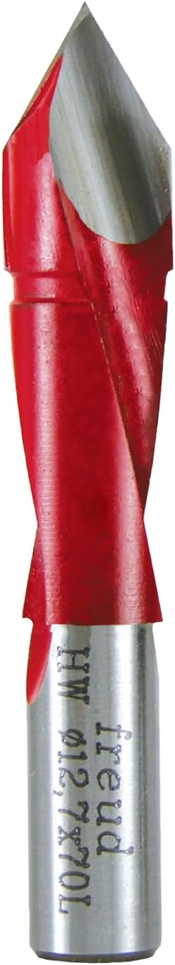 Freud TH10070L: 10 mm (Dia.) Through Hole Bit with Left Hand Rotation 70mm overall length
