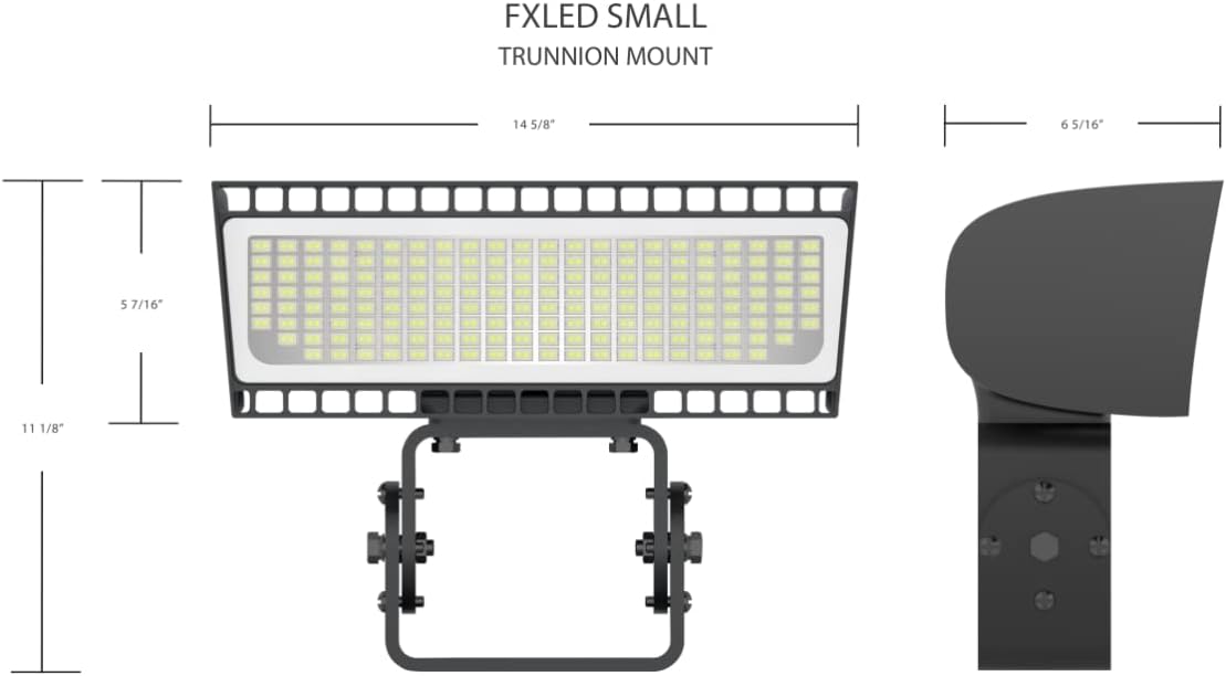 RAB FXLEDST FlexFlood Field Adjustable CCT 4000K/5000K, Field Adjustable Wattage 69W/97W/132W/168W