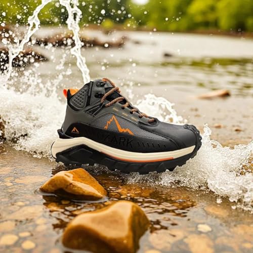 Image of Boots The Shoe Store Men Waterproof Outdoor Trekking Boots Anti-Slip Durable High-Performance Hiking Shoes for Men | Lightweight Adventure