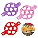 Produktbild Miotlsy Nonstick Silikon Ei Ring Pfannkuchen Form, Omelett Eierring, Antihaft-Silikonform für Runde Eier, Muffins, Pfannkuchen, 3 Stpcks