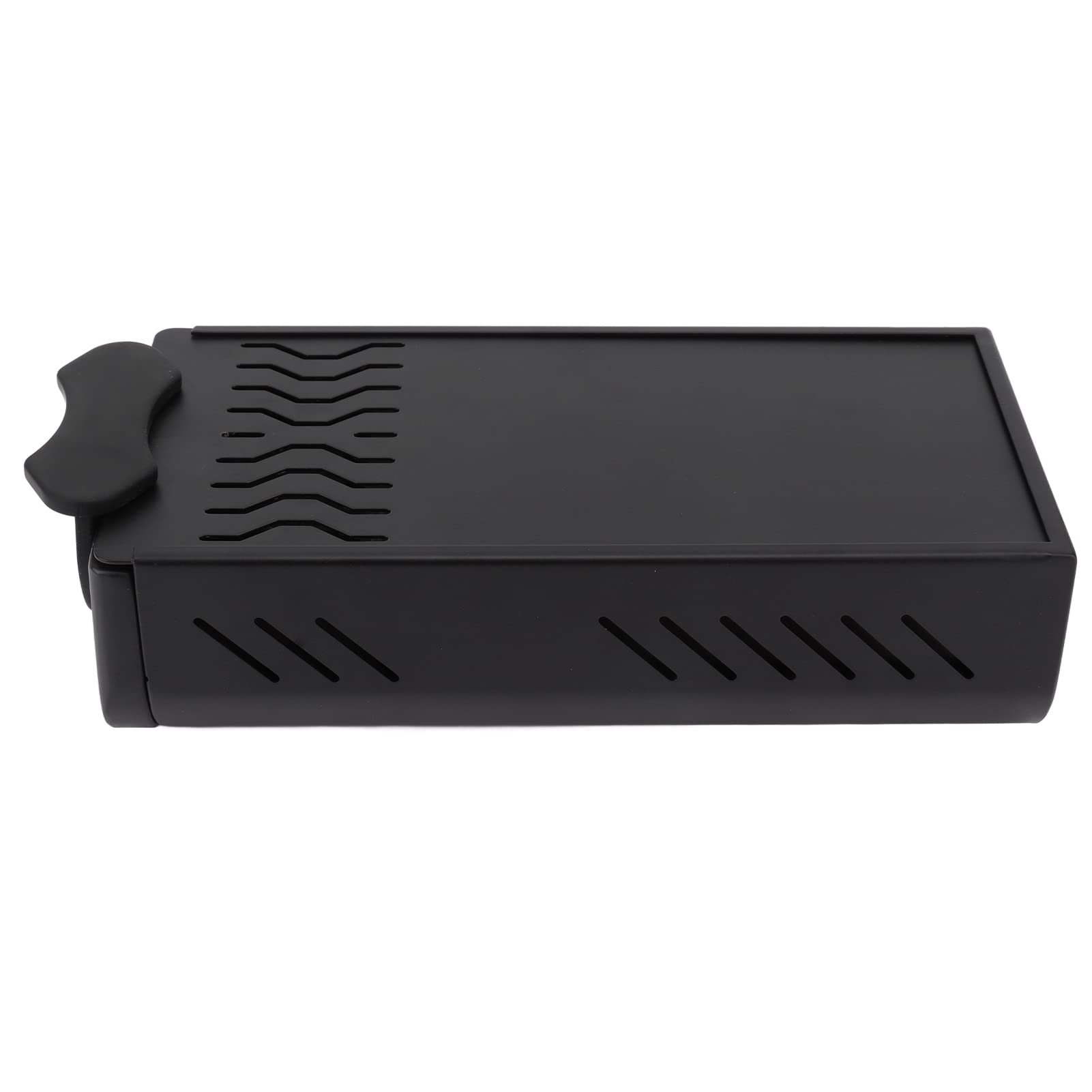 Haofy Szuflada Knock Box Stal Nierdzewna z Antypoślizgowymi Nóżkami Odłączany Pojemnik na zmieloną kawę do Kuchni Domowej, Użytku Biurowego, Kawiarni (BLACK)