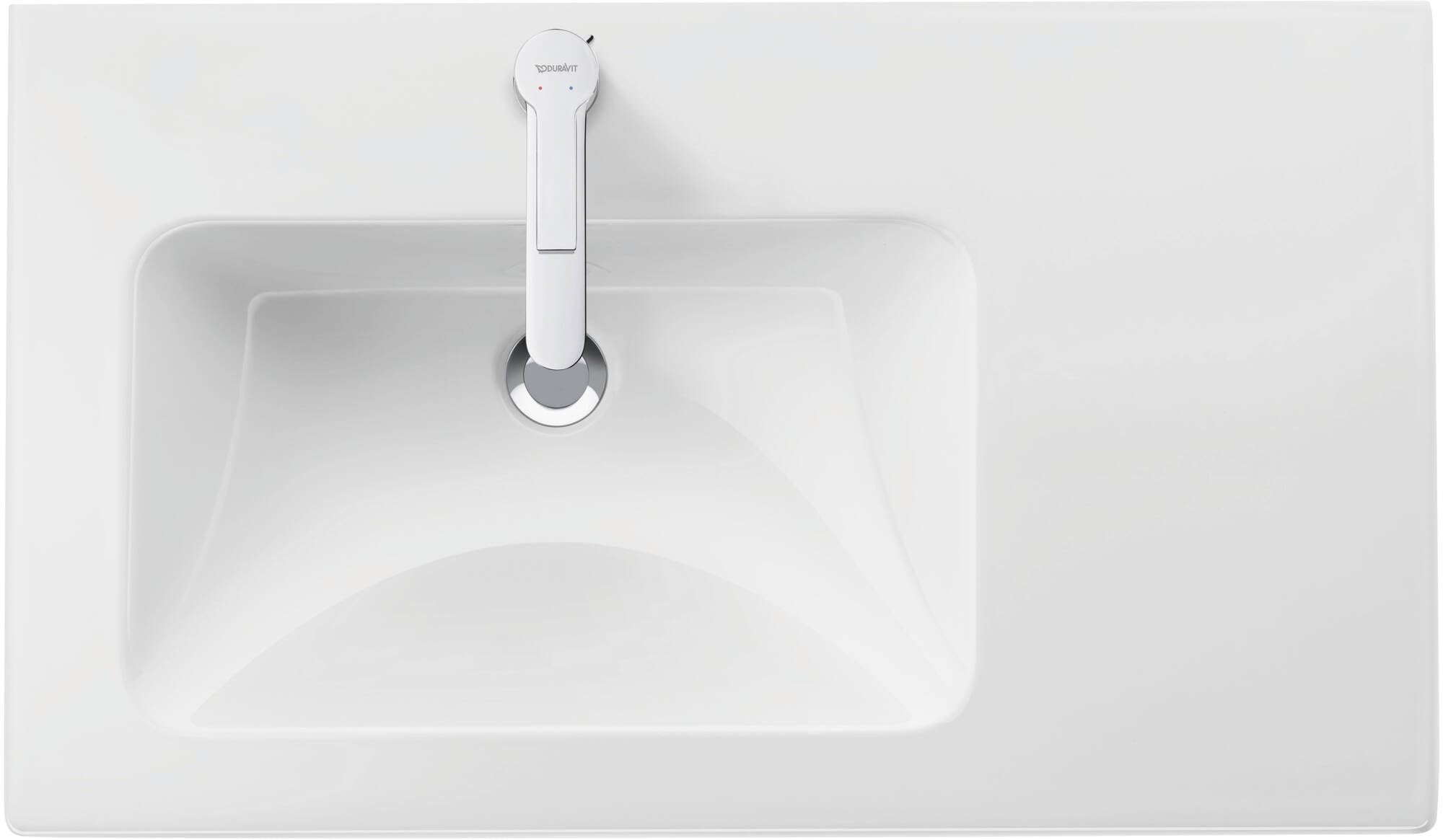 Duravit B.2 Bateria umywalkowa, rozmiar M (wysokość wylotu 106,5 mm), kran łazienkowy z zestawem odpływowym z drążkiem pociągowym, armatura umywalkowa z wkładem ceramicznym, chrom