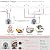 110V-120V 1.5Kw Small Under Sink Tank 2.5 Gallon Water Heater Hot Storage,Mini Instant Electric RV TR Trailer Kitchen Compact Point-of-Use,Food Truck 2 PCs 16” Long 1/2”FIP Stainless Steel Hose 9L