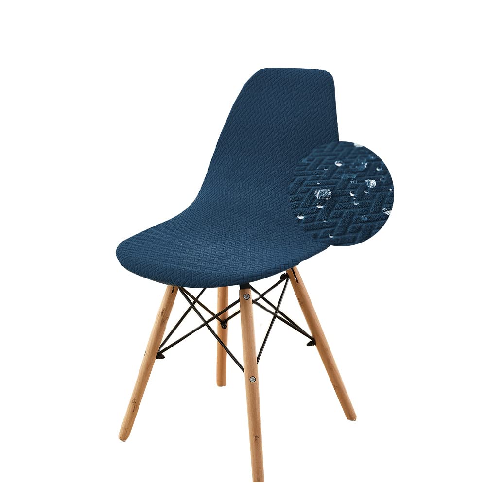 Housse de chaise en sergé beige, protection universelle extensible et amovible salon cuisine