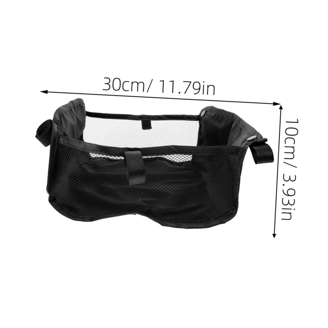 Alipis 2piezas Bolsillos de Almacenamiento para Cochecito Cesta de Malla Debajo del Asiento Bolsa Organizadora para Compras Accesorios de Cochecito