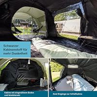 Tunnelzelt SKANDIKA Kambo 4 Personen (grün) – Ansicht 4