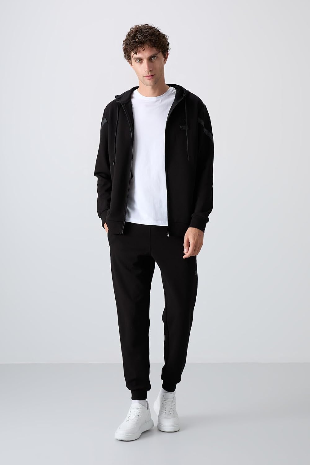 TOMMY LIFE TOMMYLIFE Pamuklu Kalın Yumuşak Dokulu Comfort Fit Baskılı Eşofman Takım - 85236, T14ER-85236