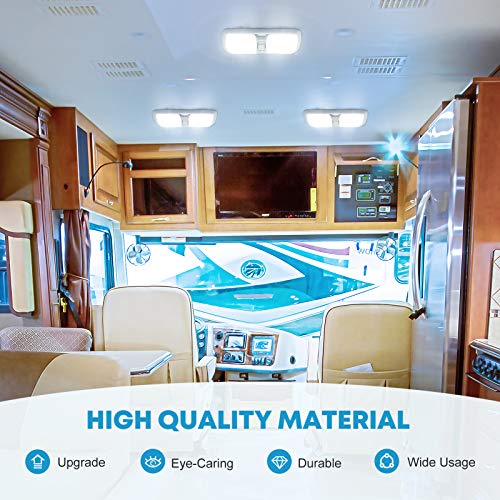 Kohree 12V Rv Lights Interior, 760 Lumen Rv Led Lights, Rv Interior Lighting Fixture With On/Off Switch For Trailer Camper Car Boat, Natural White 4000-4500K, 60X5050Smd, 5 Pack #TOP1