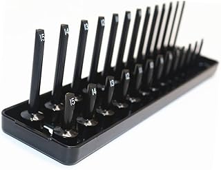 ERINGOGO 6 Pçs Plástico Butt Organizador Titular Ferramenta De Armazenamento Métrica Sae Soquete Bandeja Bandejas De Armazenamento Soldador Soquete Titular