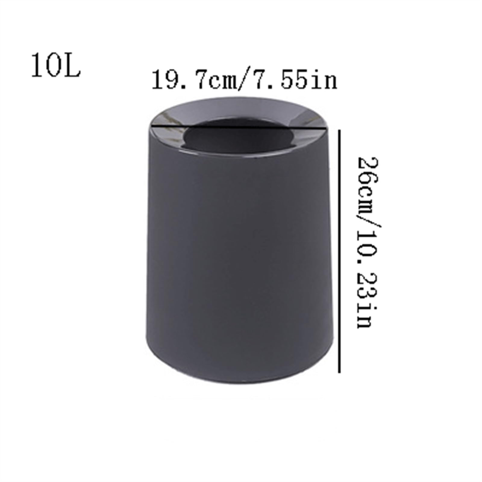 10 l/12 l toaleta podwójne wiadro kosz na śmieci kosz na śmieci duża pojemność kosz na śmieci sypialnia domowa (pomarańczowy, 10 l)