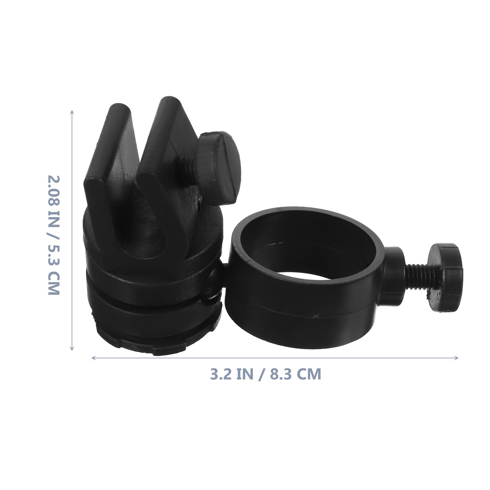 Soportes De Montaje De Goma Para Linterna - Clip Adaptable A Trípodes O Postes De 20-25 Mm (pack De 2 O 3)