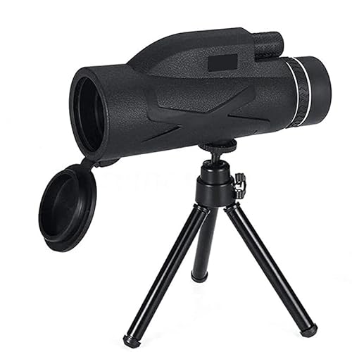 AIMALL 80x100 HD Monocular Telescope with Tripod and Phone Holder, Night Vision Zoom, BAK4 Prism, Waterproof, 6.7 x 2.8 inch, Perfect for Bird Watching, Hiking, and Outdoor Adventures