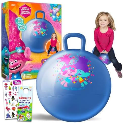 Trolls Hopper Ball Bundle - Bouncy Ball with Handle for Kids + More image 5