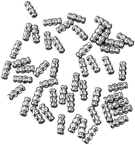 Sdootjewelry Barrel Clasps for Jewelry Making, 50Pcs Mini Beads Jewelry Screw Clasps Copper Screw Twist Clasps for DIY Necklace Bracelet Chain