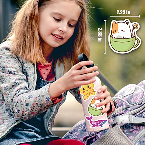Water Bottle Stickers For Kids, 200 Pcs Waterproof Vinyl Stickers For Water Bottles Stickers Pack For Kids Cute Stickers For School Students Hydro Flask Laptop Kids Friendly #TOP5