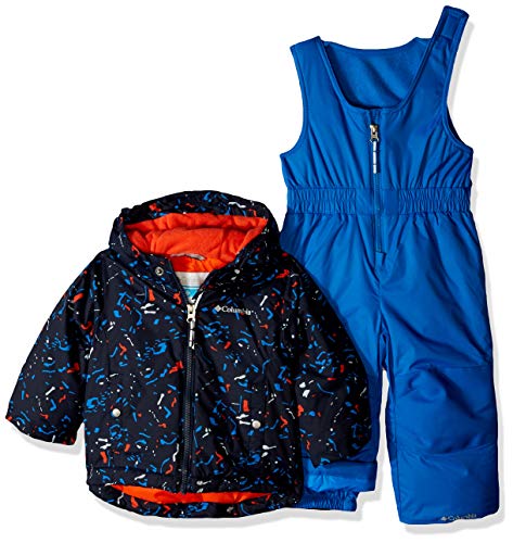 Columbia Kids' Toddler Frosty Slope Set, Collegiate Navy Splatter, 3T