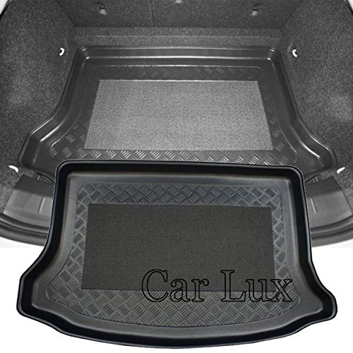 Car Lux AR03235 - Alfombra Cubeta Protector Cubre Maletero a Medida con...