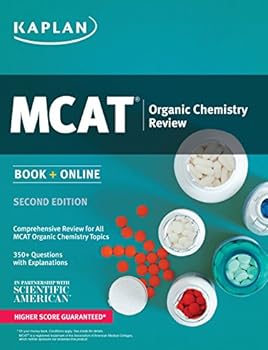 Paperback Kaplan MCAT Organic Chemistry Review: Book + Online (Kaplan Test Prep) Book