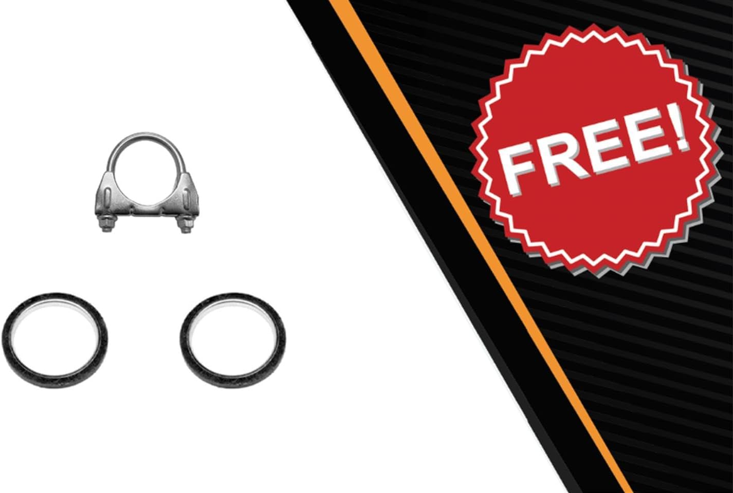 Northeastern Exhaust | Stainless Steel Direct Fit Exhaust Resonator Pipe Compatible for Toyota Camry 2003-2006 2.4L | Free Gaskets and Clamp Included | Fit for PZEV Models Only