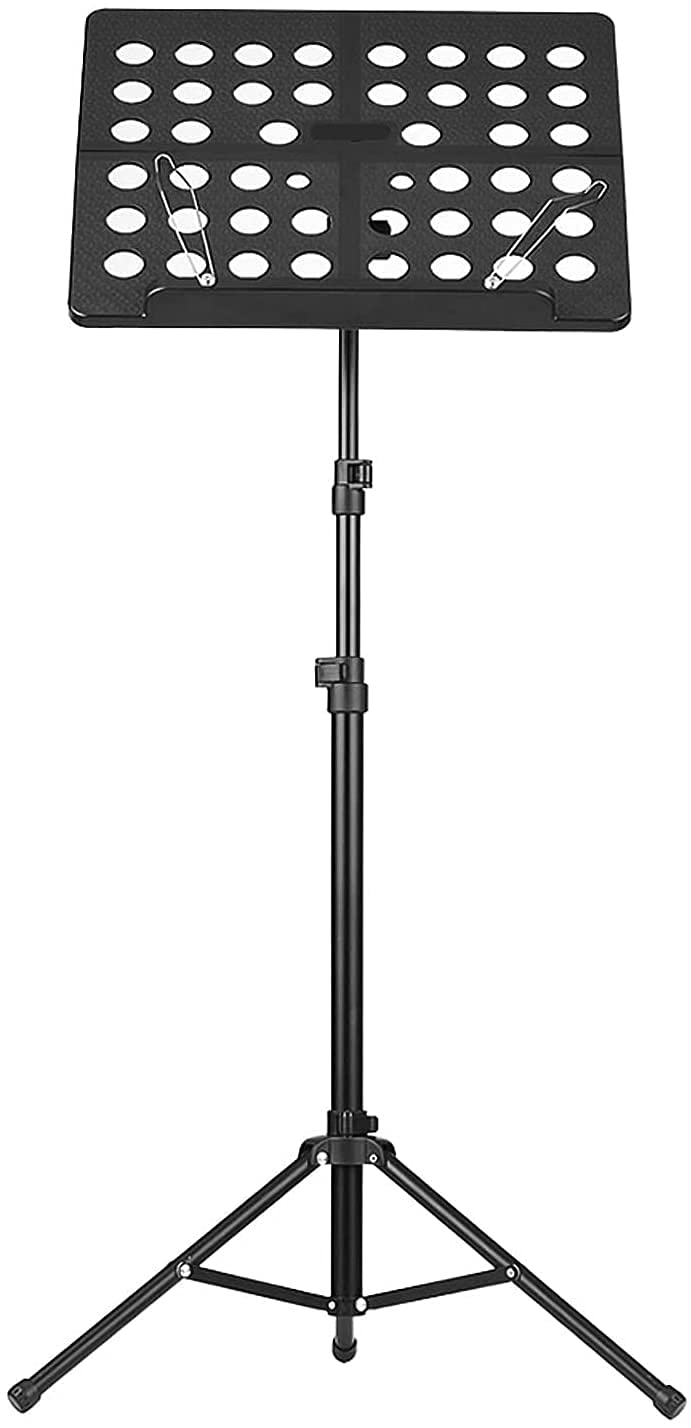 Pupitres À Musique Support De Trépied pour Partition De Musique Support De Feuille Pupitre À Musique en Alliage D'Aluminium Sac De Transport Résistant À l'eau,
