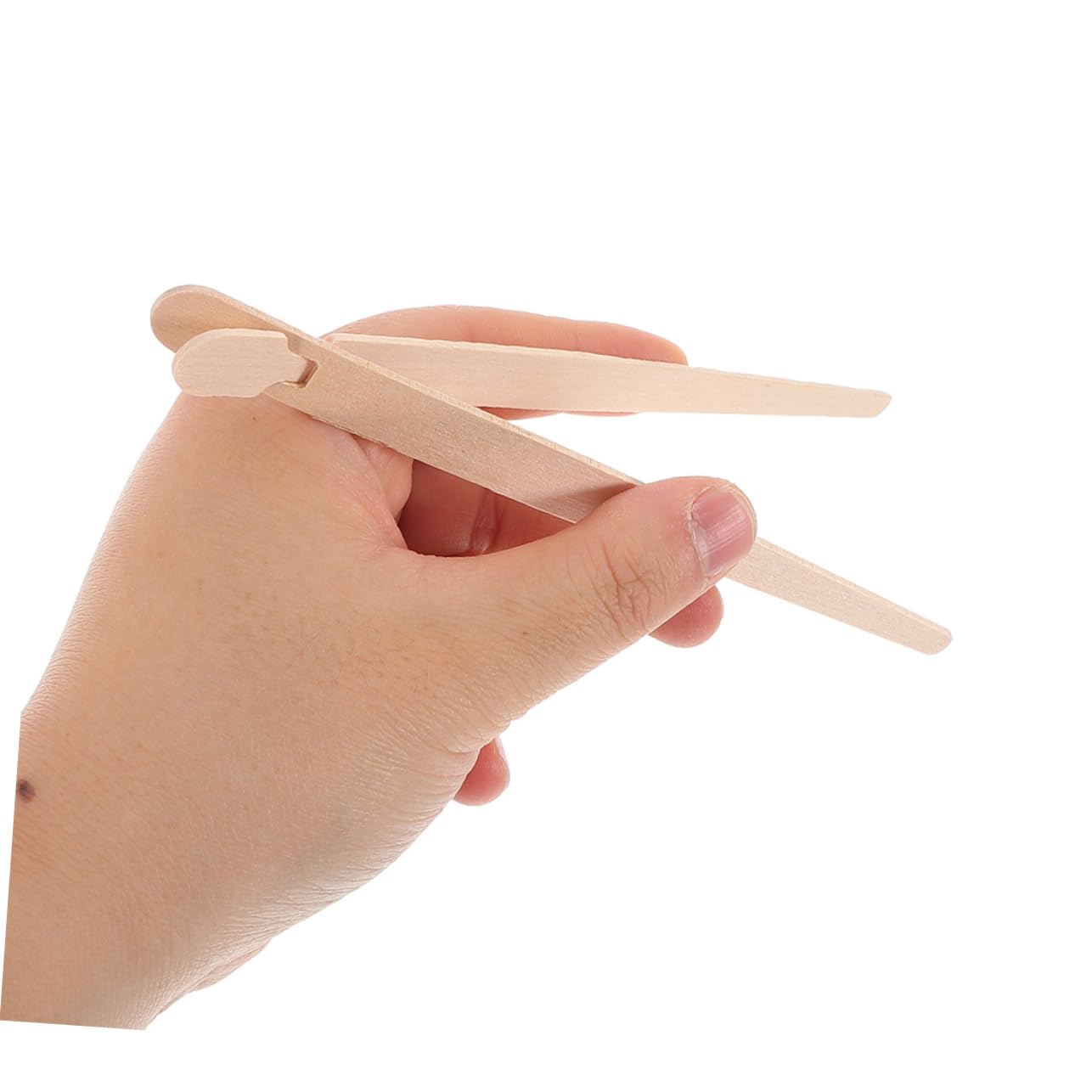 ULTECHNOVO 200pares Pinzas Para Alimentos Pinzas De Madera Para Pequeñas Para Aperitivos Para Postres y Repostería Utensilios De Cocina Para Principiantes