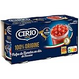 La pulpe de tomates en dés Cirio est soigneusement élaborée pour préserver toute la qualité et la consistance de la chair des tomates.