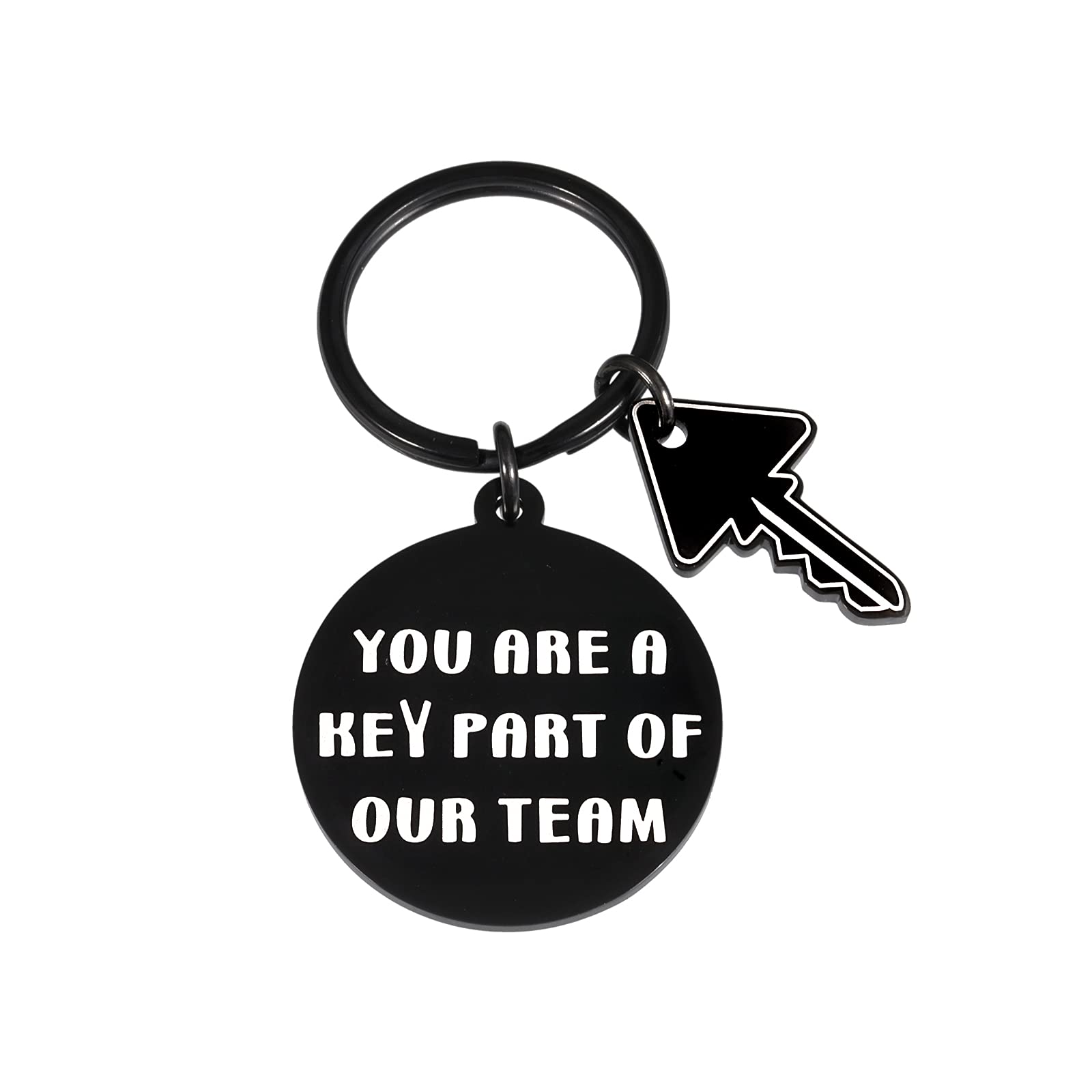 Employee Appreciation Gift Keychain for Women Men, Team Key Chain Gifts for Boss Players Coach, Thank You Keyring for Coworker Friends, Retirement Goodbye Christmas Present for Supervisor Mentor