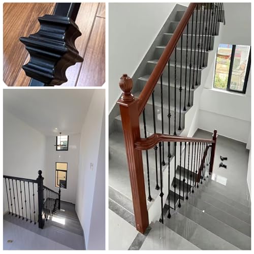 Balaustres metálicos para escaleras exteriores e interiores 5