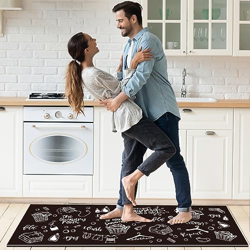 Tapete para cuarto de lavado comfoyar negro 47 x 17.5 pulg miniatura 7