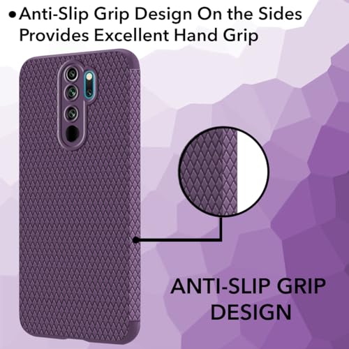 Image of Jkobi Back Cover Case for Xiaomi Mi Redmi Note 8 Pro (Liquid Silicone | Side Grip | Camera Protection)