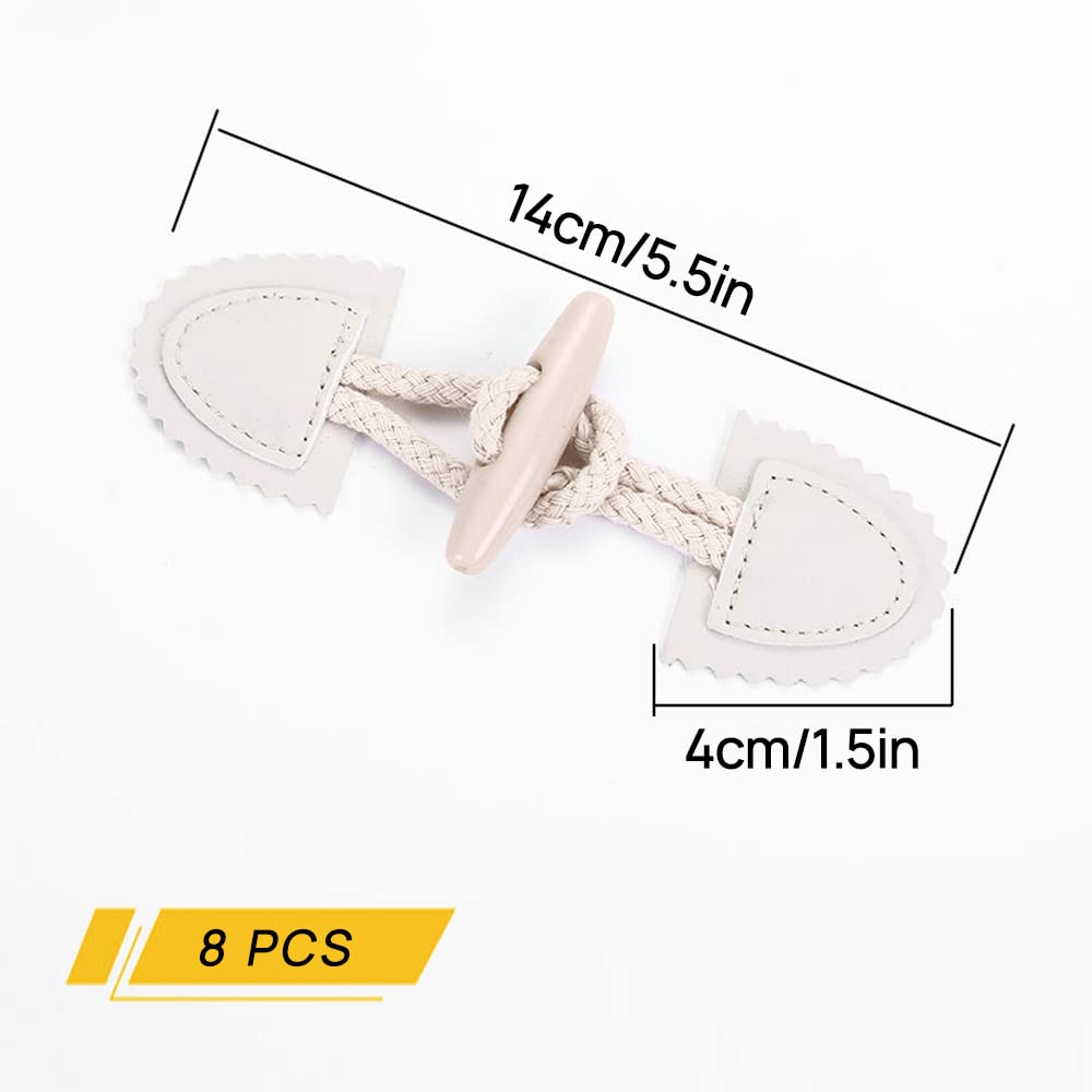 Zasiene 8 Paires De Boutons De Fixation En Corne - Fermeture