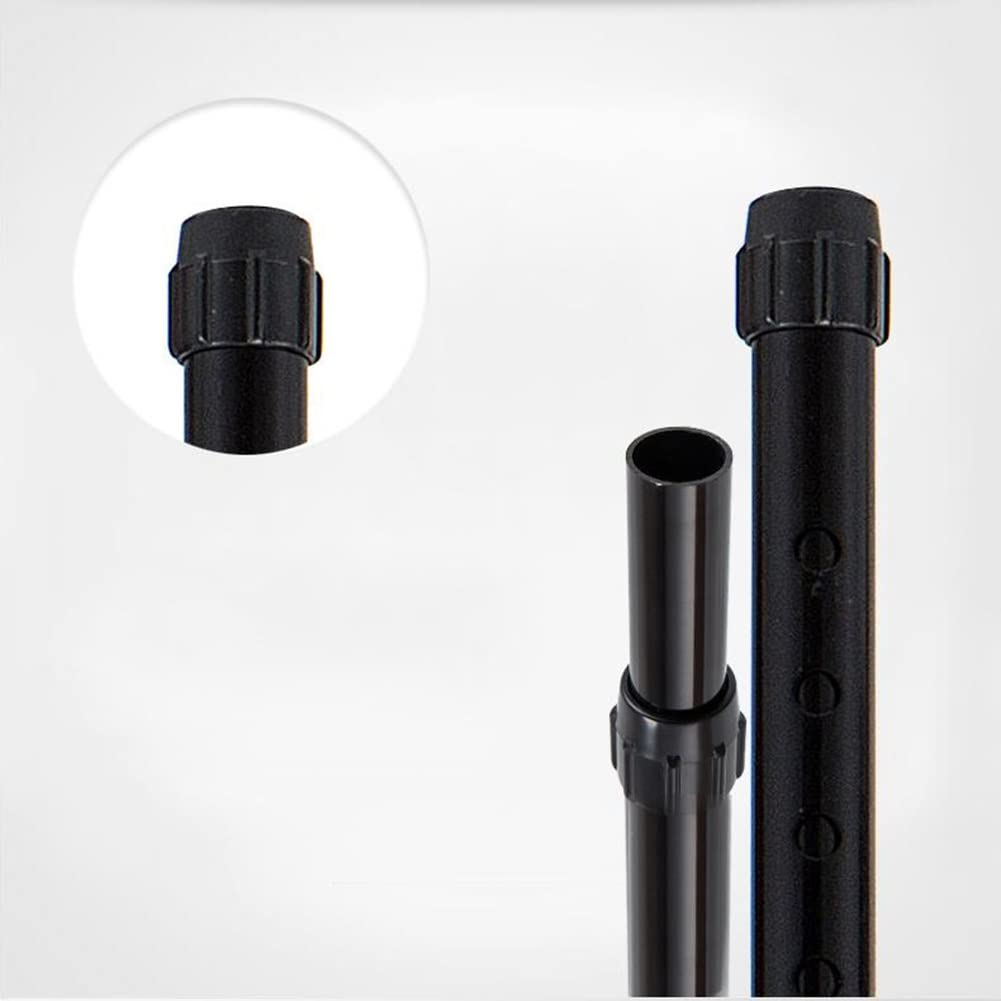 EKBBBYE Crutches for Adults, Aluminum Forearm Crutches, Height Adjustable, Arm Crutches for Adults Youth with Height 135-175cm, Supports up to 100kg, Black Independence