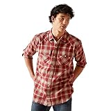 Ariat Men's Holton Retro Fit Shirt - Rosewood, Medium