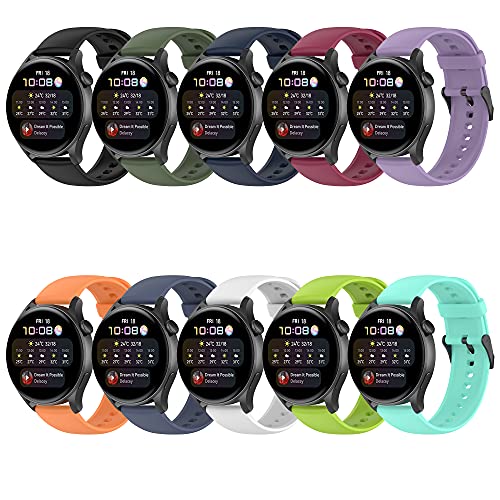 FitTurn 10-Pack Bands Correas Silicona para Reloj miniatura 3