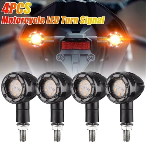 Feu stop moto 12V avec lampe clignotant arrière combiné rouge ambre