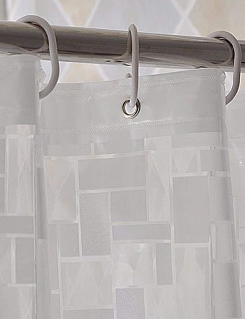 Mu Home - Cortina de ducha impermeable para baño, protección del medio ambiente, transparente para baño, cortinas de baño impermeables (una variedad de tamaños)