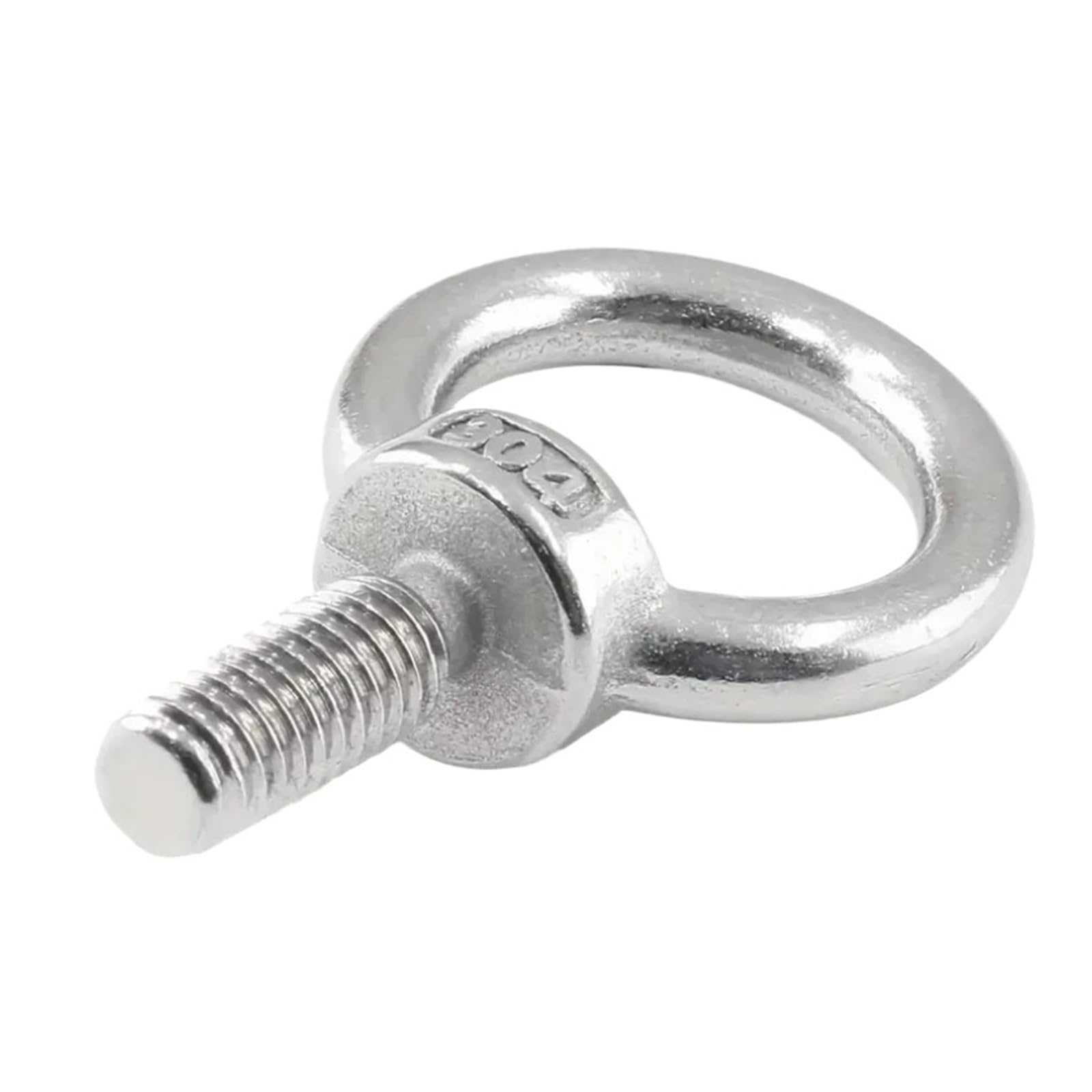 Pernos de Ojo de Acero CáNcamos 1-10x Tornillos de tuerca enganche anillo perno ojo elevación acero inoxidable 304 Tornillo con hombro Suministros M4 M5 M6 M8(M8,5PCS)