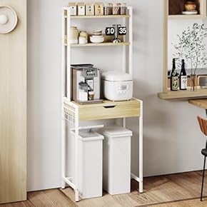 外箱傷の為格安⭐️新品 キッチンラック 調整可能 おしゃれ コンセント付き 黒 外箱傷の為格安⭐️新品 キッチンラック 調整可能 おしゃれ