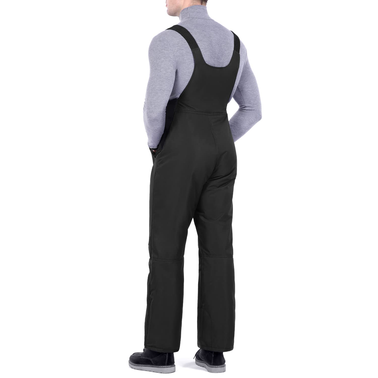 Sportneer Herren Skihose Wasserdicht Wanderhose Softshellhose Winddicht Outdoorhose Warm Gefüttert Winter Snowboardhose Trekkinghose Thermohose Hosenträgerhose