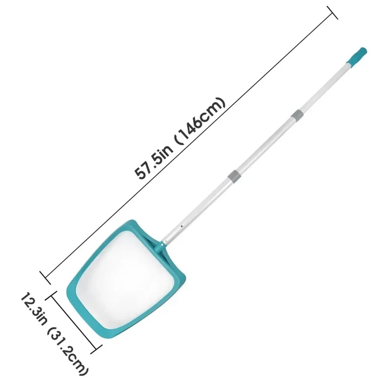 Rete for Skimmer for Piscina in Alluminio con Asta da 42 Pollici for la rimozione dei detriti della Spa for impieghi gravosi per Laghetti, Piscine
